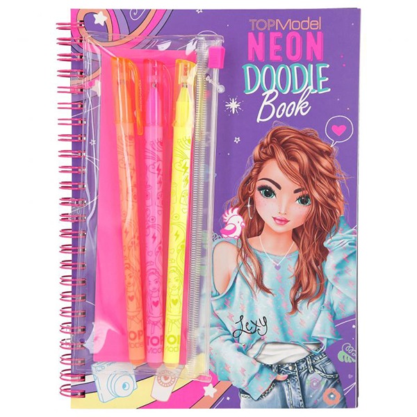 Top Model Neon Doodle Book - Imagem 1