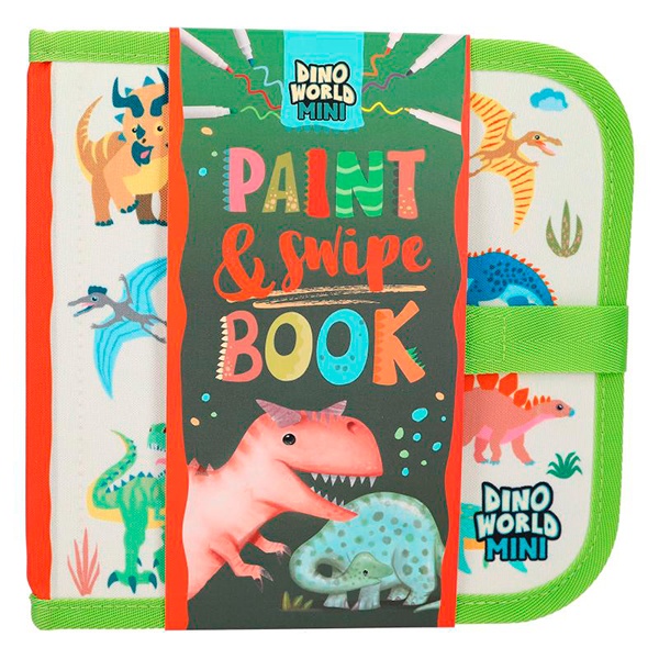 Dino World Livro para Colorir e Apagar - Imagem 1