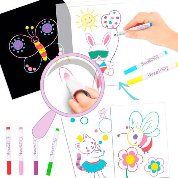 Princess Mimi Livro de Colorir e Apagar - Imagem 4