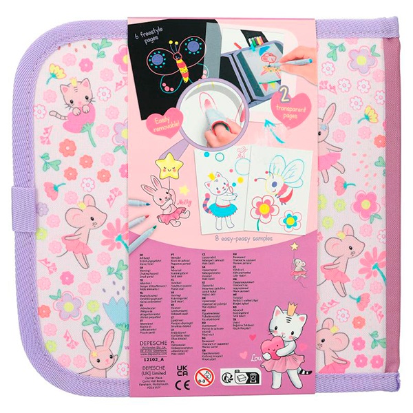 Princess Mimi Livro de Colorir e Apagar - Imagem 5