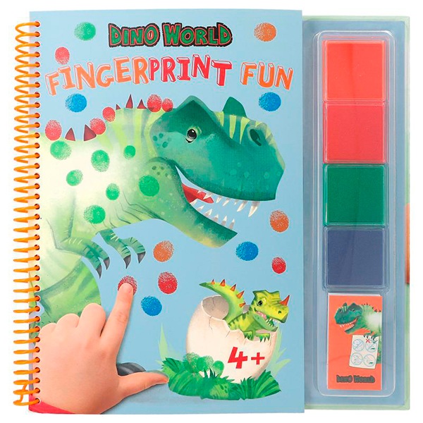 Dino World Pinta con los Dedos - Imagen 1