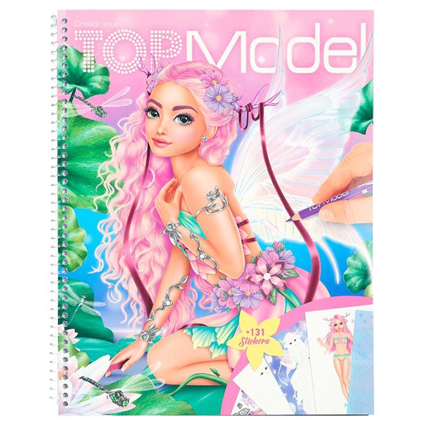 Top Model Livro de Fantasia para Colorir - Imagem 1