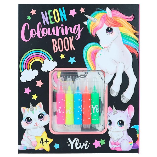 Ylvi Set Livro de Colorir Neon - Imagem 1