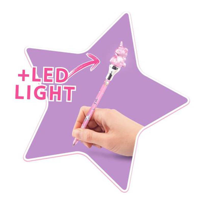 Ylvi Bolígrafo con Unicornio y Luz LED - Imagen 2