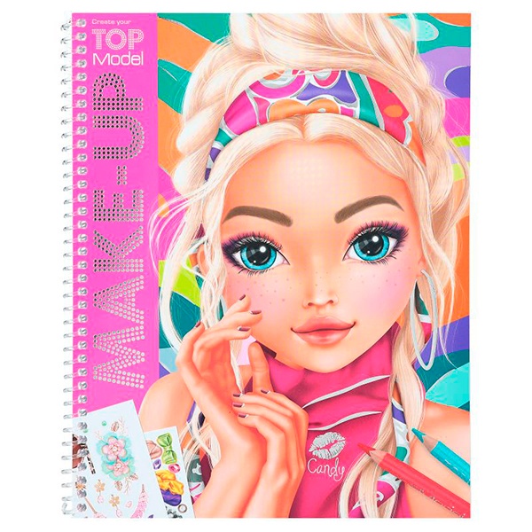 Top Model Make-up Colouring Book - Imagem 1