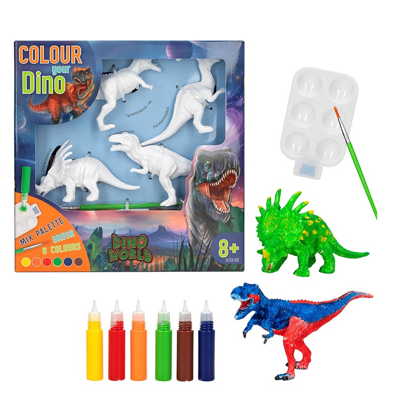 Dino World DIY Pinta o teu Dino