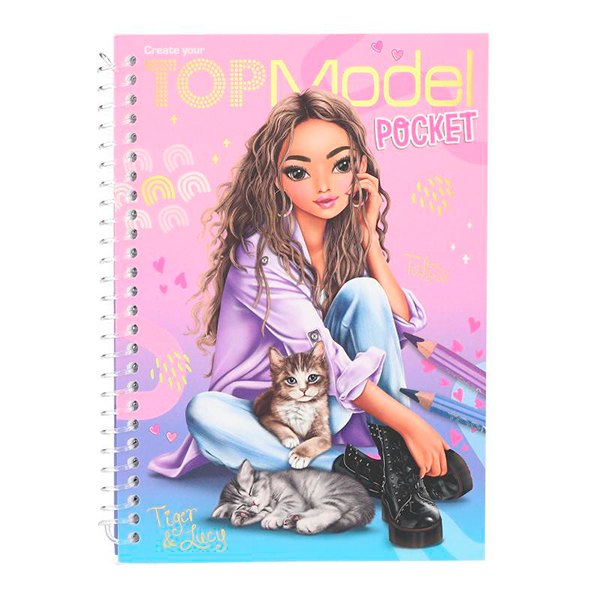 Top Model Livro para Colorir - Imagem 1