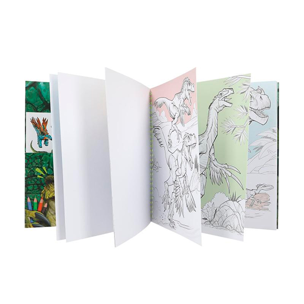 Dino World Libro Colorear con Lentejuelas - Imagen 3