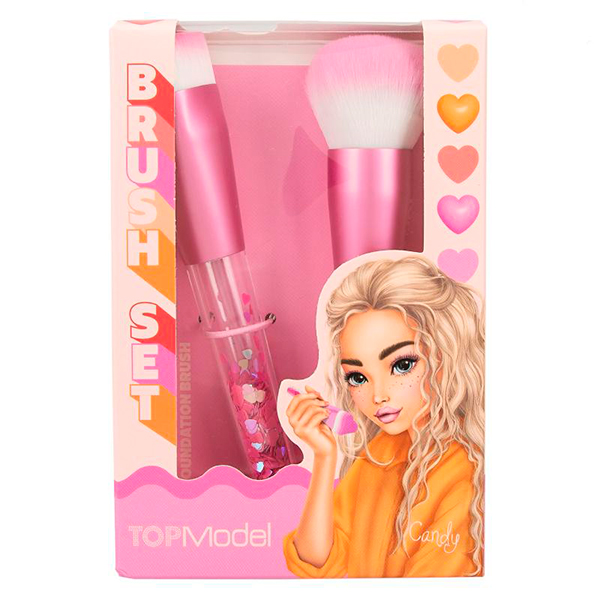 Top Model Set Brochas Corazón BEAUTY and ME - Imagen 2