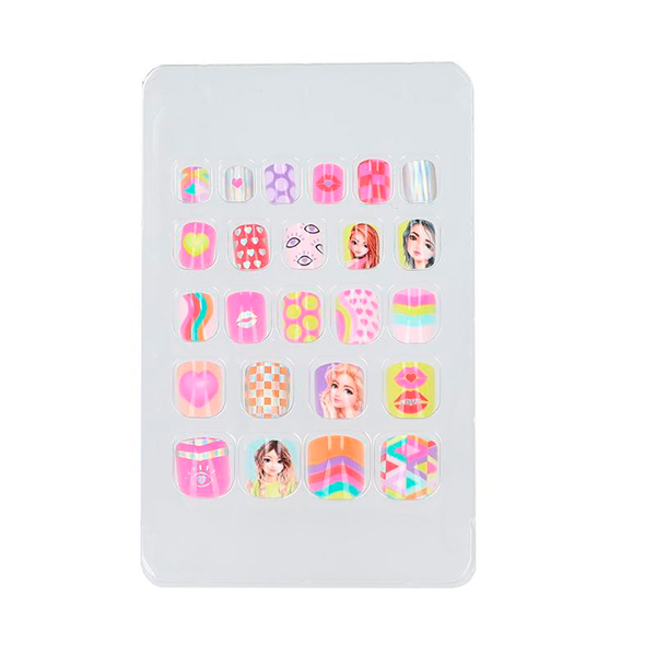 Top Model Uñas Artificiales Planas Neón BEAUTY and ME - Imagen 1