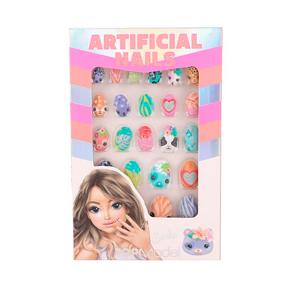 Top Model Uñas Artificiales Puntiagudas Animales BEAUTY and ME