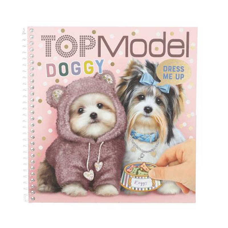 Top Model Caderno Autocolantes Dress me DOGGY - Imagem 1