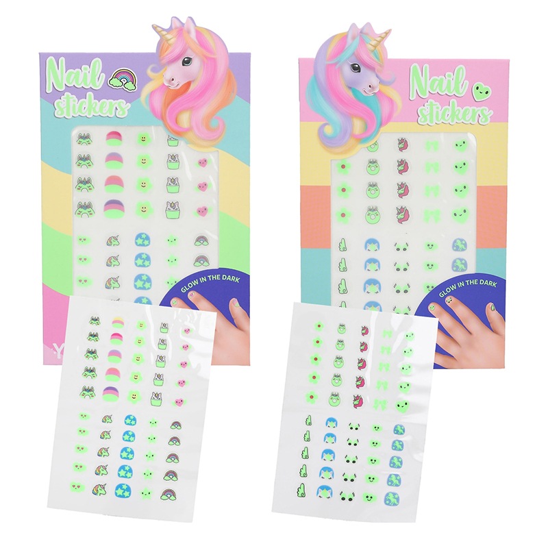 Ylvi Pegatinas de Uñas Glow