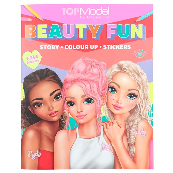 Top Model Libro Colorear Beauty Fun - Imagen 1