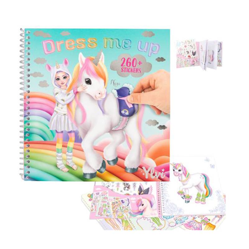 Ylvi Cuaderno con Pegatinas Dress Me Up