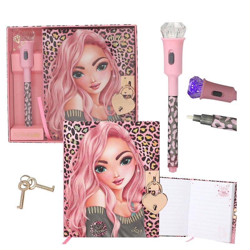 Top Model Diario con Bolígrafo Secreto