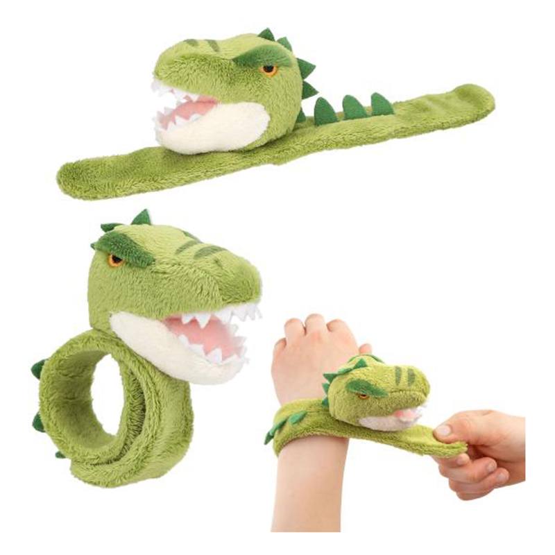 Dino World Pulseira Slap de Pelúcia - Imagem 1