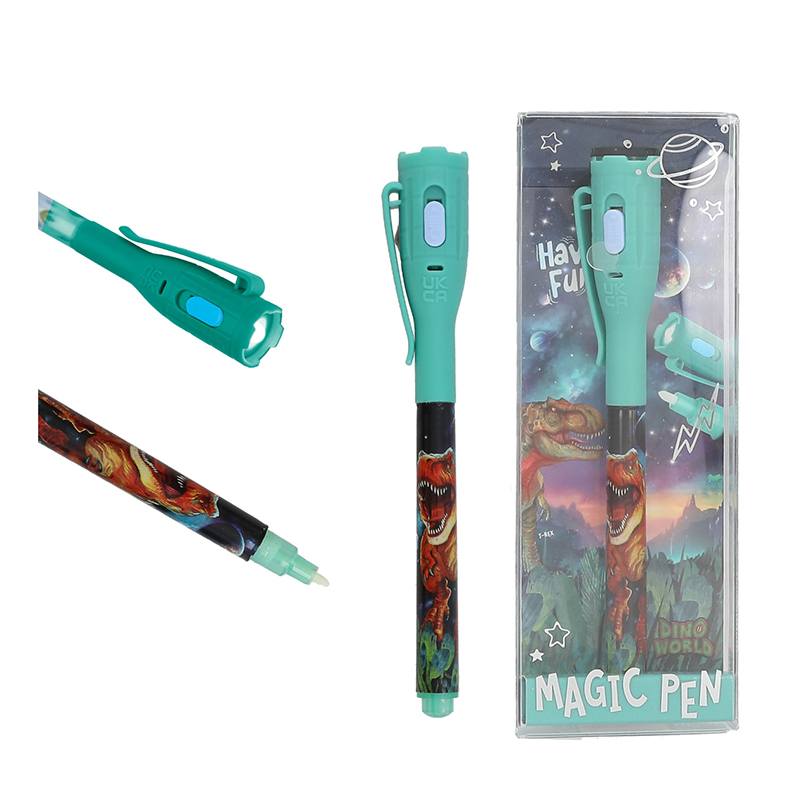 Dino World Caneta Secreta com Luz LED