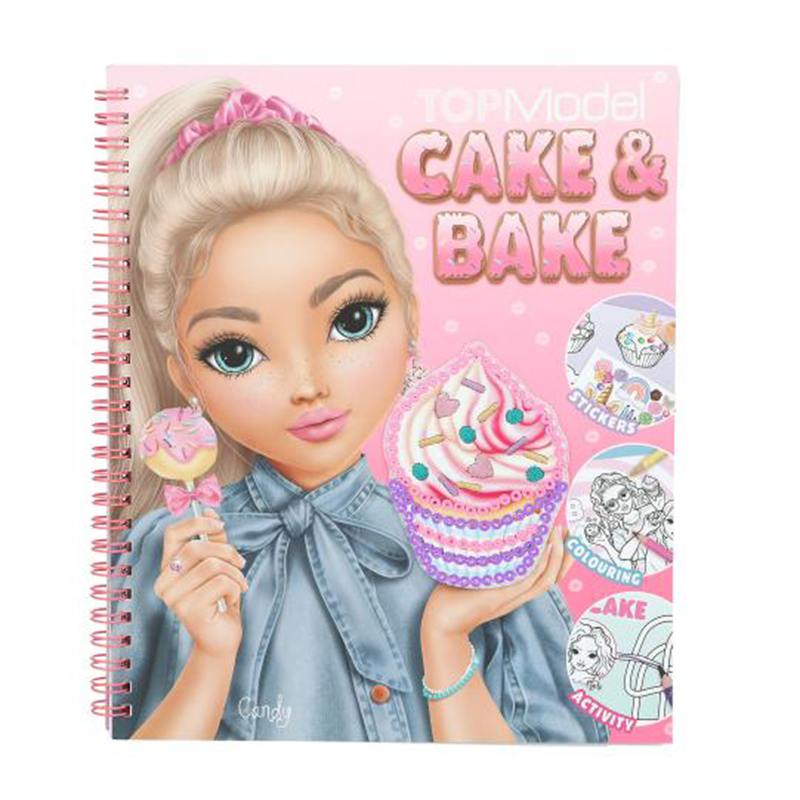Top Model Libro Colorear con Lentejuegas Cake and Bake