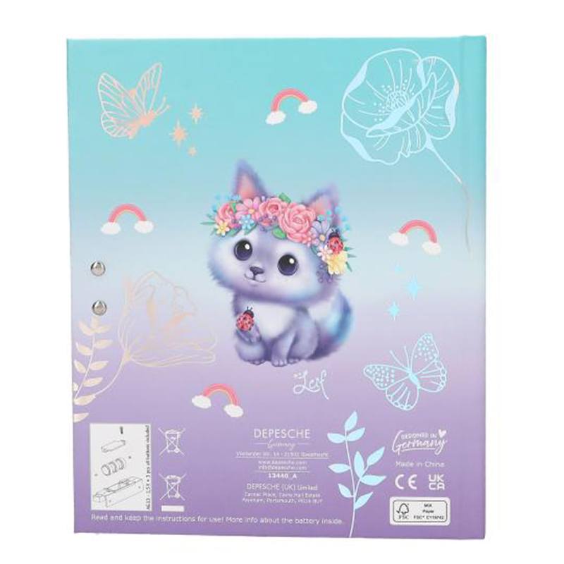 Ylvi Diario con Código Secreto Música y Luz LED - Imagen 4