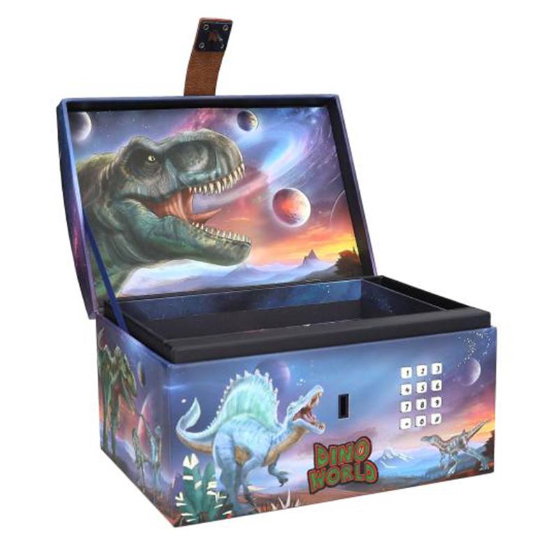 Dino World Cofrinho do Tesouro com Código, Som e Luz - Imagem 3