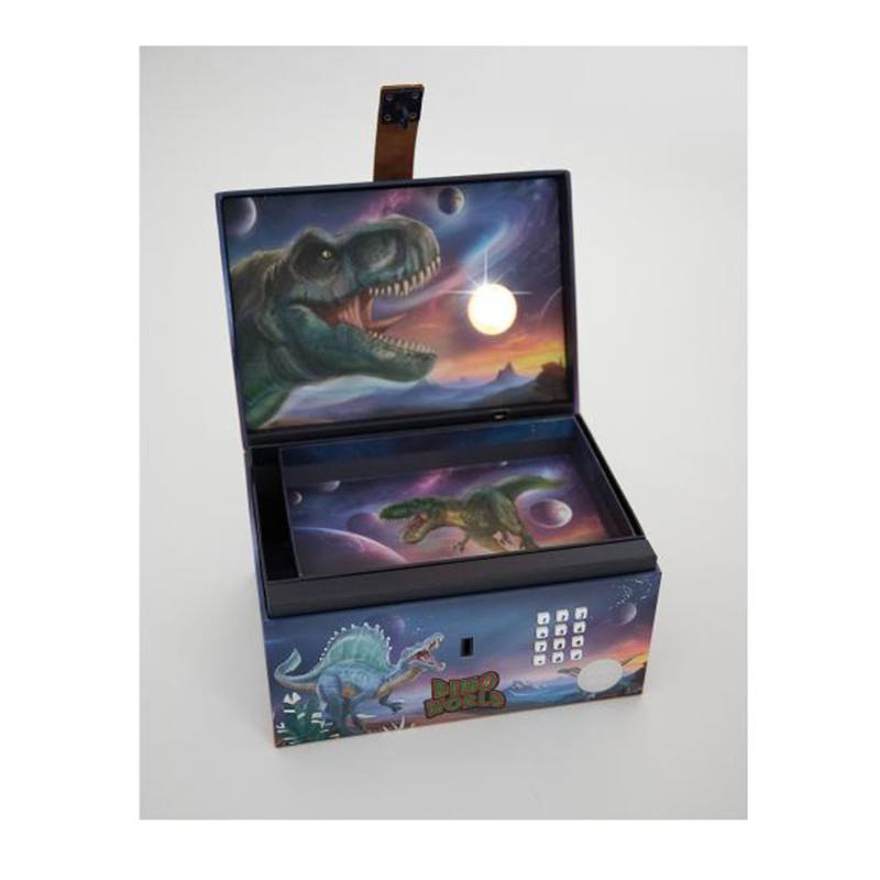 Dino World Cofrinho do Tesouro com Código, Som e Luz - Imagem 4