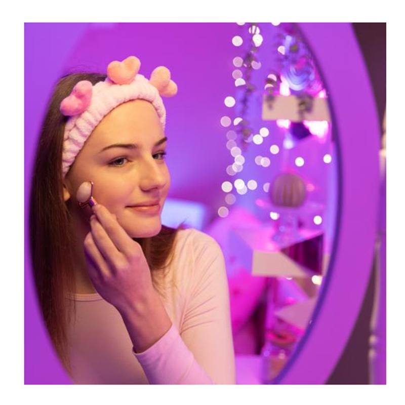 Top Model Cinta del Pelo con Corazones de Peluche BEAUTY and ME - Imagen 3