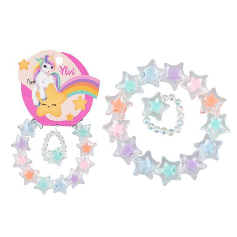 Ylvi Set Pulsera Estrellita y Anillo - Imagen 1