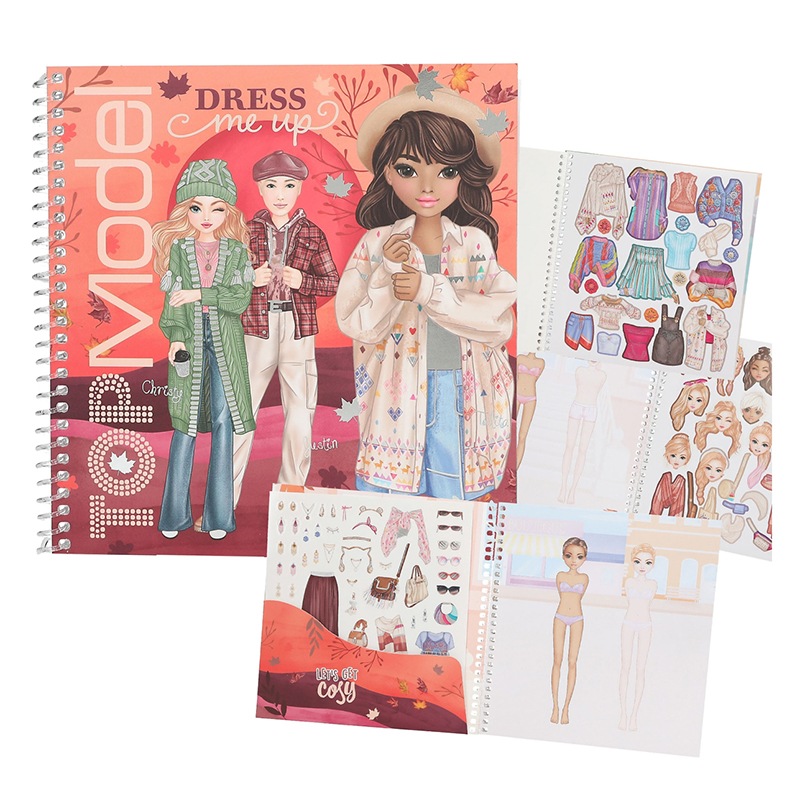 Top Model Dress Me Up Stickerbook COSY