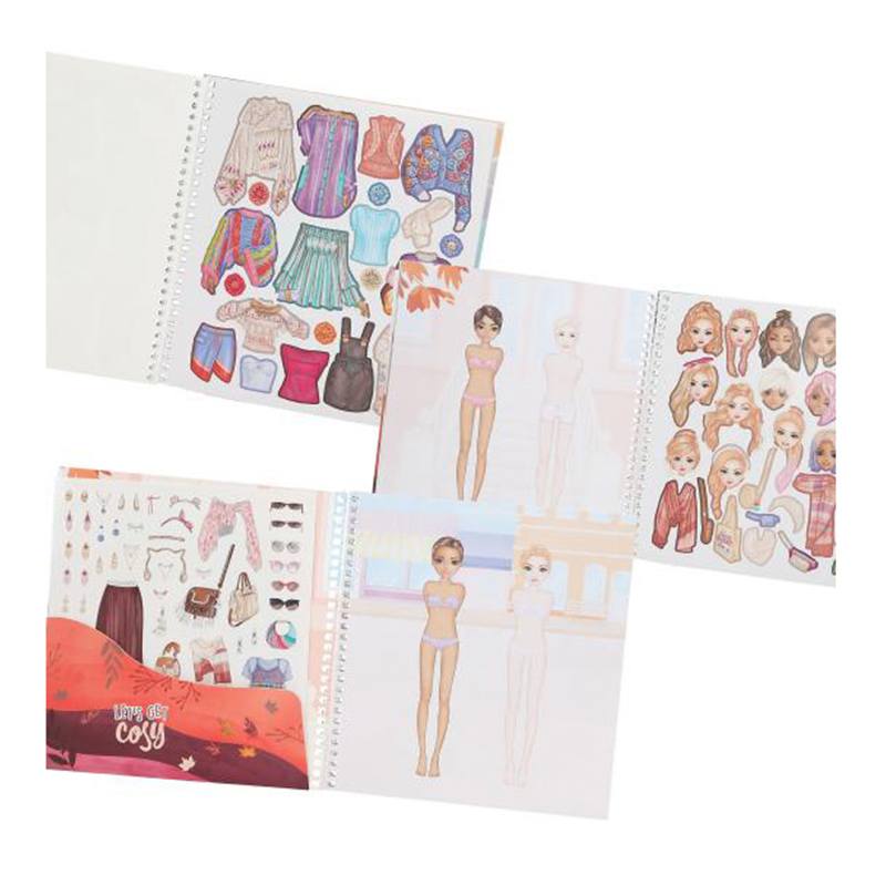Top Model Dress Me Up Stickerbook COSY - Imagen 2