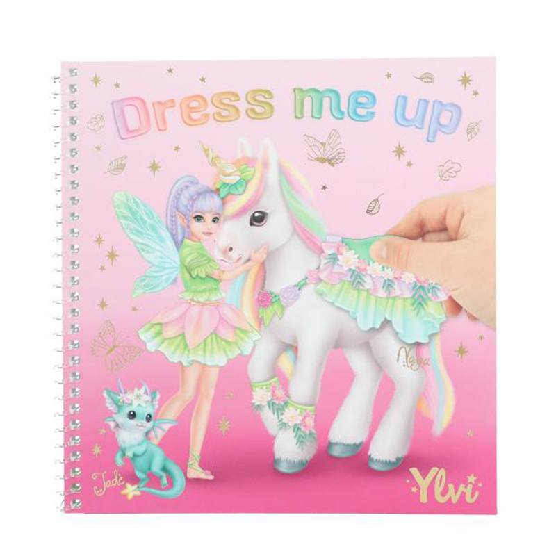 Ylvi Dress Me Up Cuaderno con Calcomanías