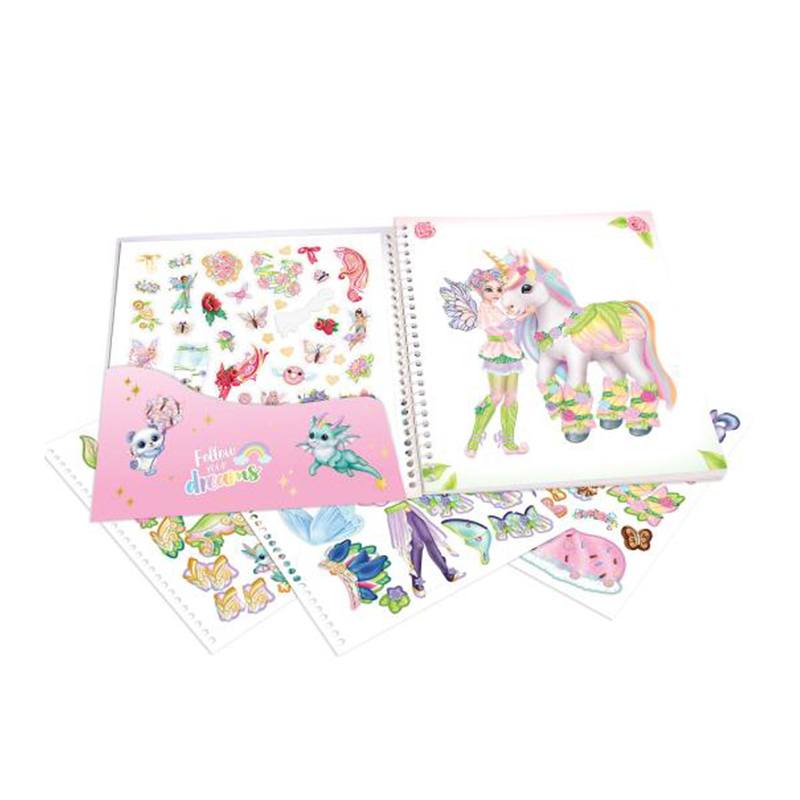 Ylvi Dress Me Up Cuaderno con Calcomanías - Imagen 1