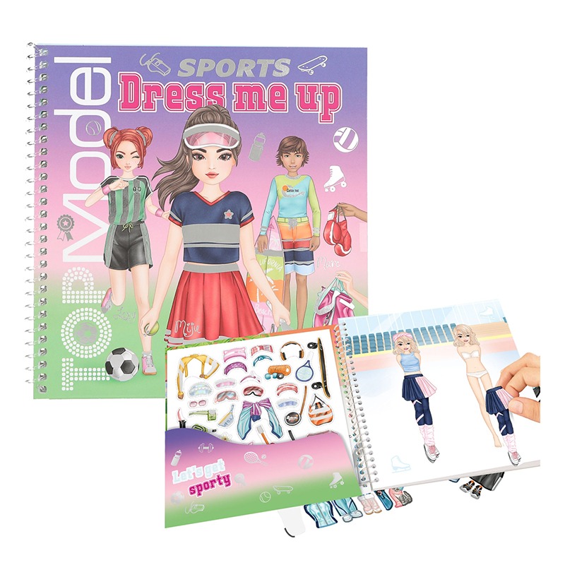 Top Model Dress Me Up Libro de Pegatinas de Deportes