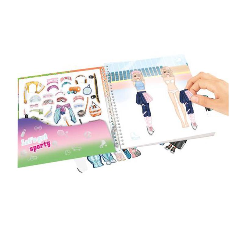 Top Model Dress Me Up Libro de Pegatinas de Deportes - Imagen 1