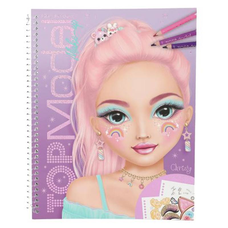 Top Model Make up Colouring Book