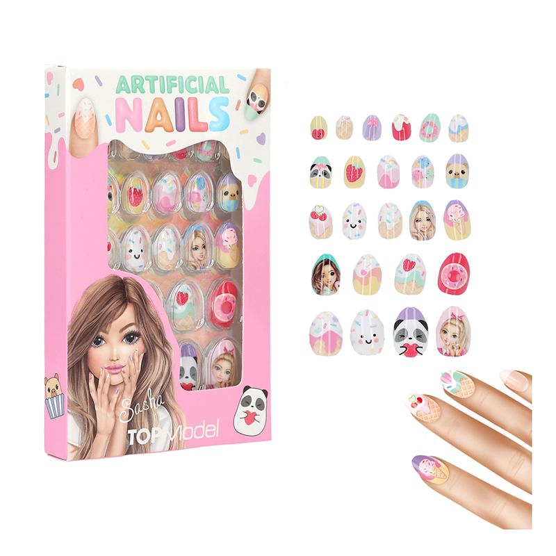 Top Model Uñas Postizas Candy Glam