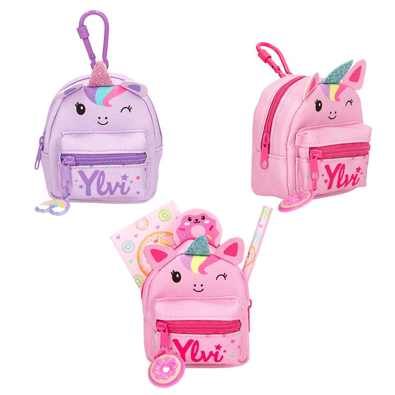 Ylvi Mini Mochila Unicornio con Set de Escritura