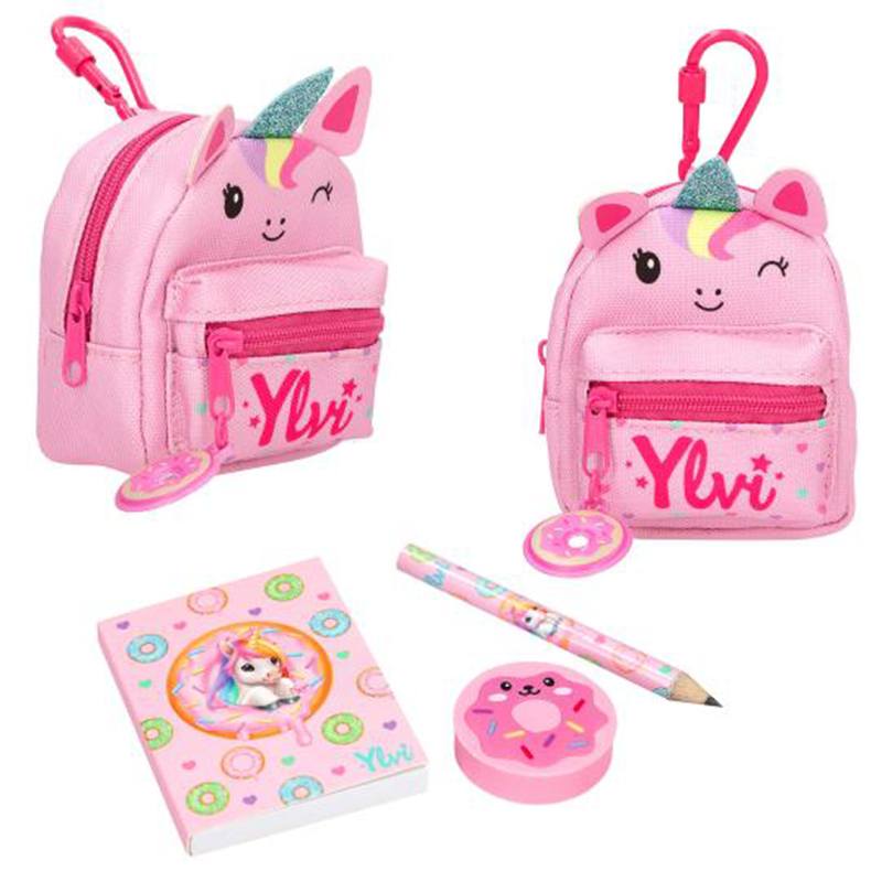 Ylvi Mini Mochila Unicornio con Set de Escritura - Imagen 1