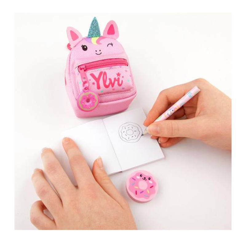 Ylvi Mini Mochila Unicornio con Set de Escritura - Imagen 3