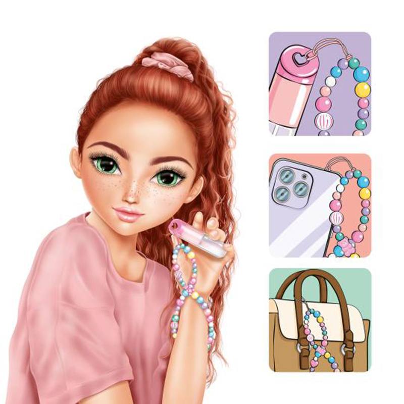 Top Model Brillo de Labios con Colgante de Perlas Candy Glam - Imagen 5