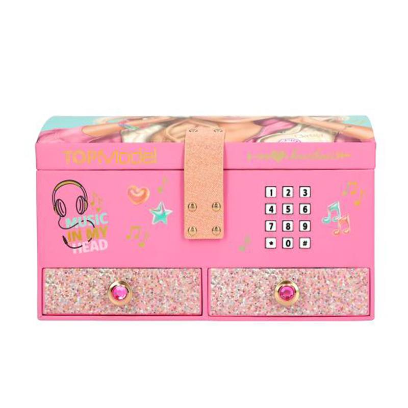 Top Model Caja de Joyas Grande con Código y Sonido Music - Imagen 2
