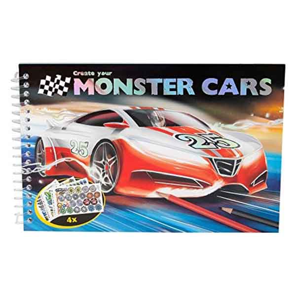 Quadern per Pintar Monster Cars - Imatge 1