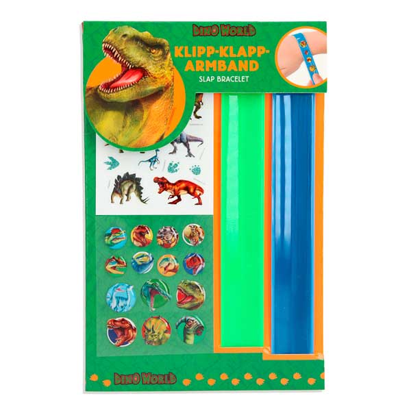 Dino World Pulsera Slap Dinosaurios