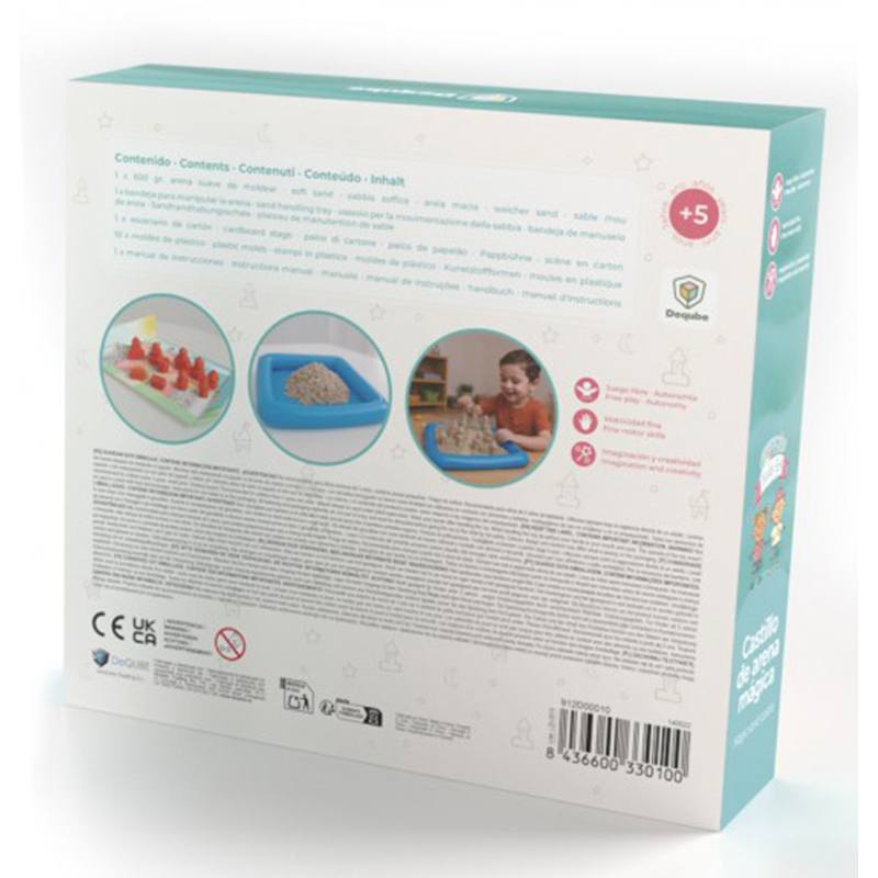 Conjunto Castelo com moldes e areia mágica - Imagem 4