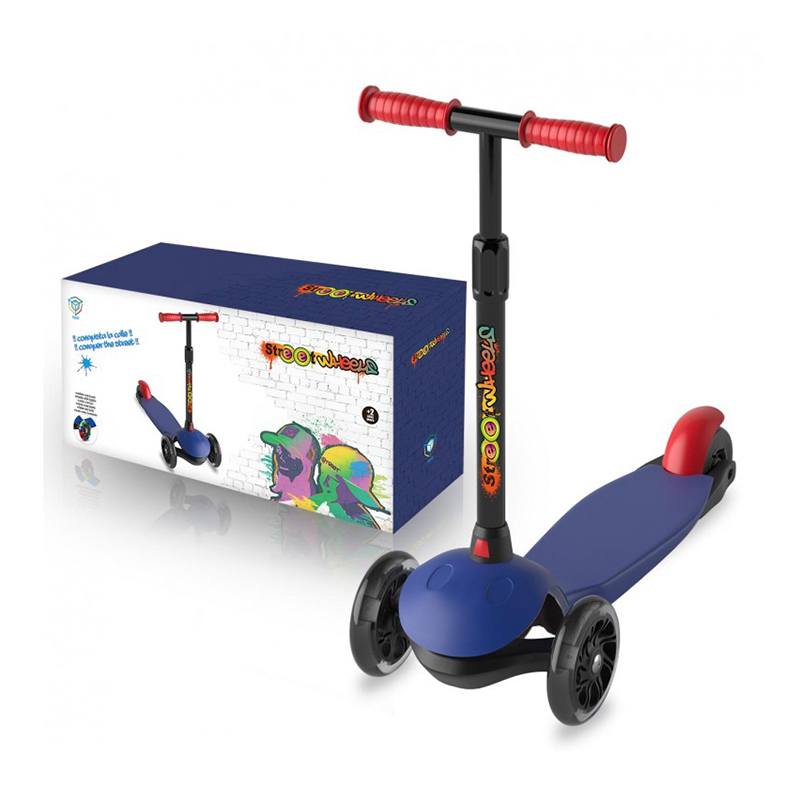 Patinete Azul 3 Ruedas con Luces LED - Imagen 4