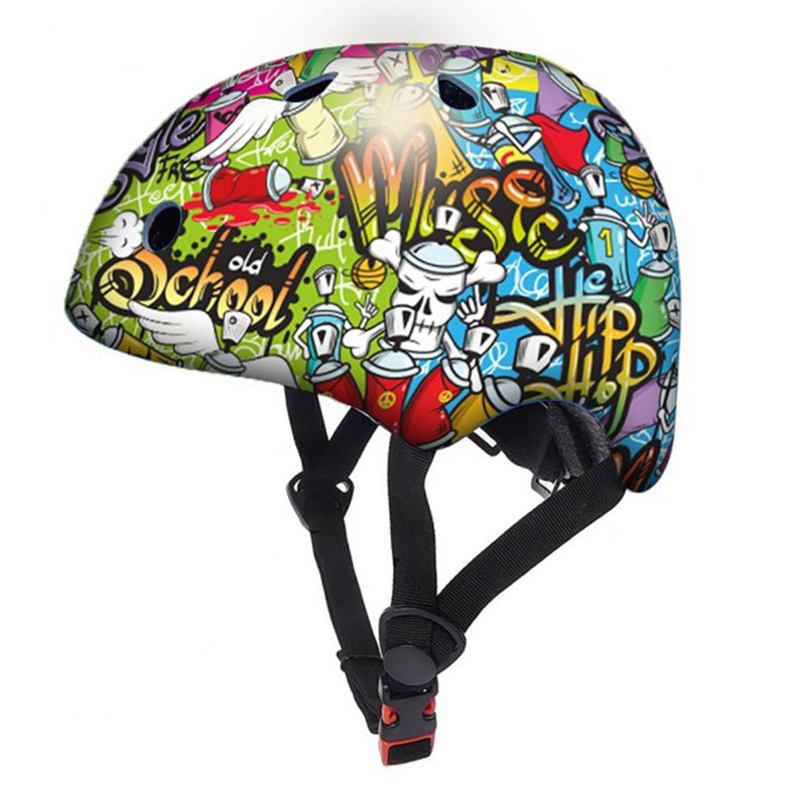 Capacete infantil ajustável Grafiti 50-54cm