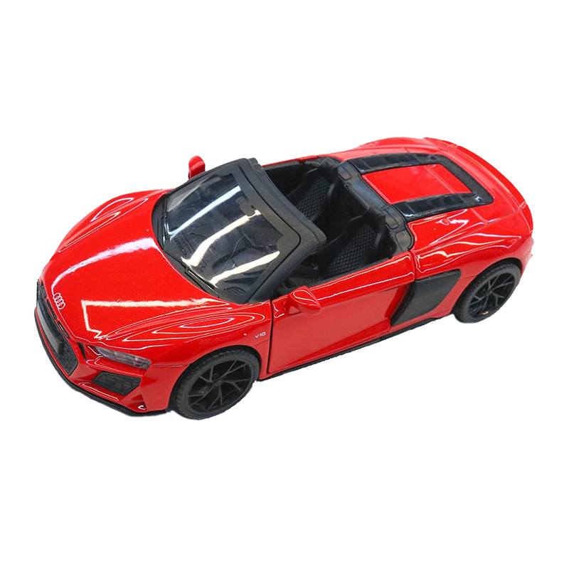 Coche MSZ - Audi R8 Spyder Rojo 1:32 Pullback