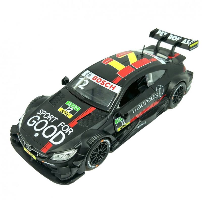Coche MSZ - Mercedes-AMG C 63 DTM Negro 1:32 Pulback - Imagen 1