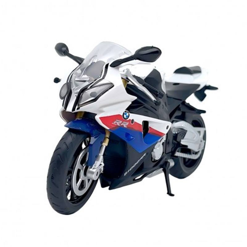 Moto BMW S1000 RR Blanca 1:12