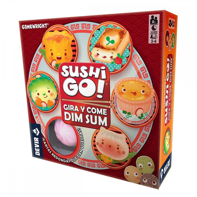 Jogo Sushi Go! Gire e Coma Dim Sum